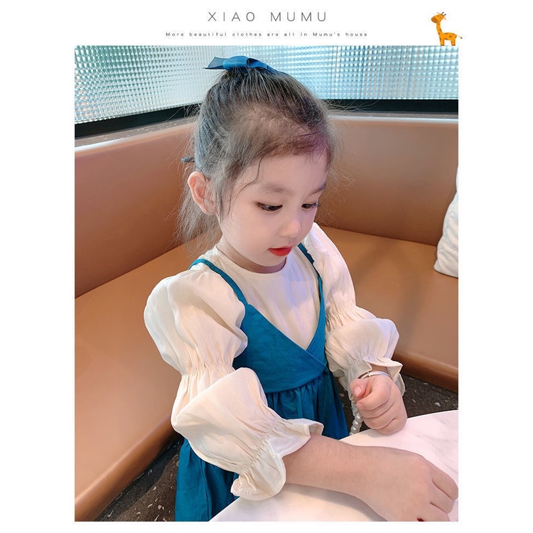 Dress Anak Perempuan Korean Fashion Lengan Panjang Gaun Putri Gaun Gadis