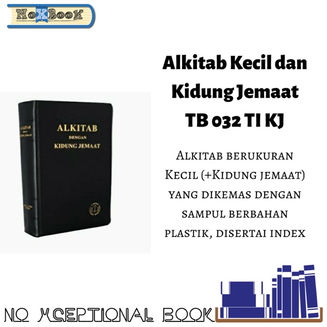 ALKITAB KECIL DAN KIDUNG JEMAAT TB 032 TI KJ