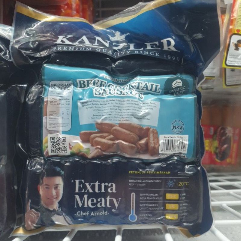 

Kanzler Sosis Beef Cocktail 500gr