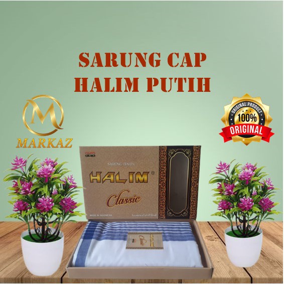 SARUNG HALIM PUTIH
