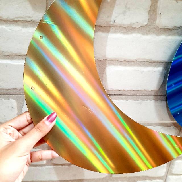 Hiasan Lebaran Dekorasi Idul Fitri Gantungan Bulan Sabit Murah Kecil