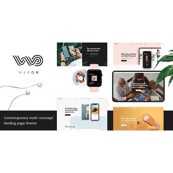 WebOn - Landing Page WordPress Theme