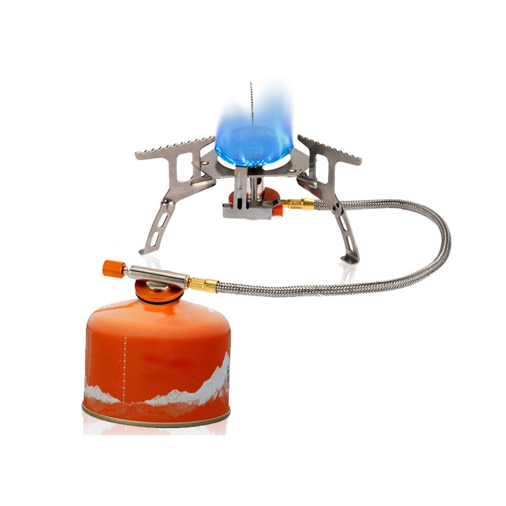 TaffSPORT Kompor Gas Lipat Portabel Camping Stove - WSS-201 - Silver - OMSE76SV