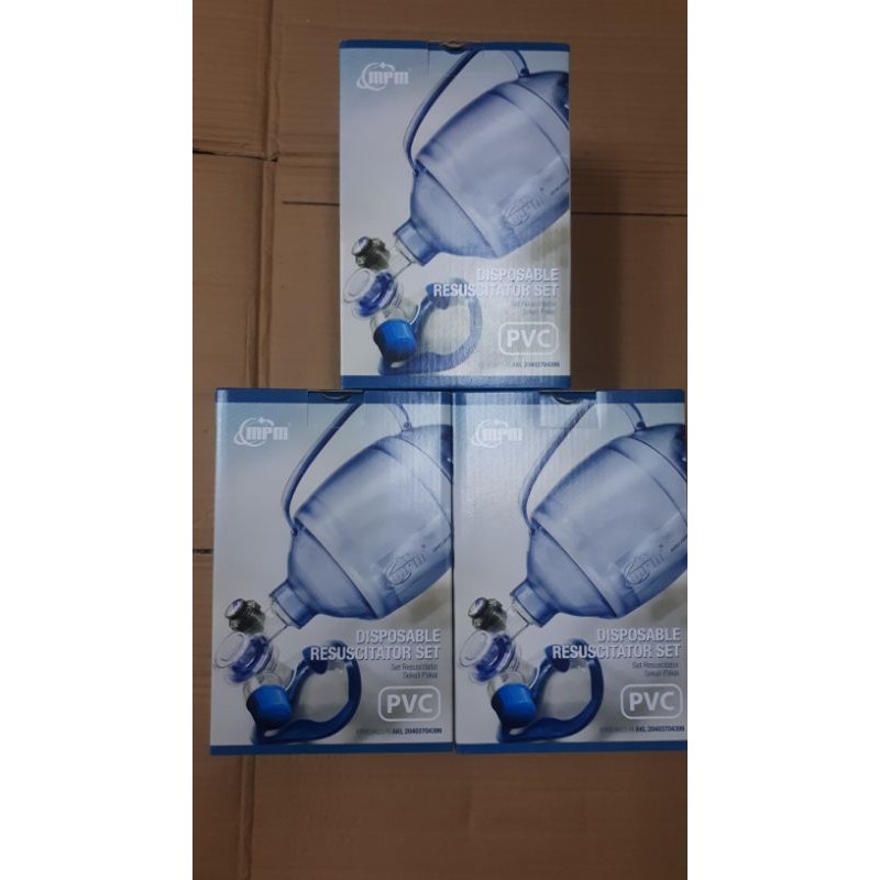 DISPOSABLE RESUSCITATOR SET/Ambu Bag Anak dan dewasa