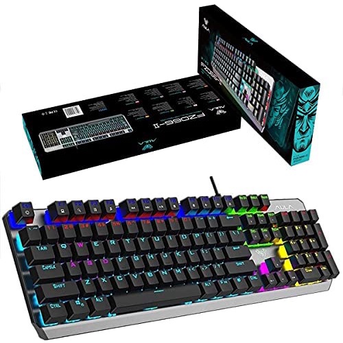 Keyboard Gaming AULA F2066 II Mechanical RGB Rainbow LED