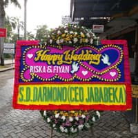 Karangan Bunga / Bunga Papan /Karangan Bunga Papan /Papan Ucapan/ Bunga Papan Karangan Bunga 1,6 X 2