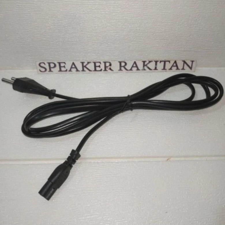 Kabel Power AC 2 pin konektor / Kabel AC angka 8