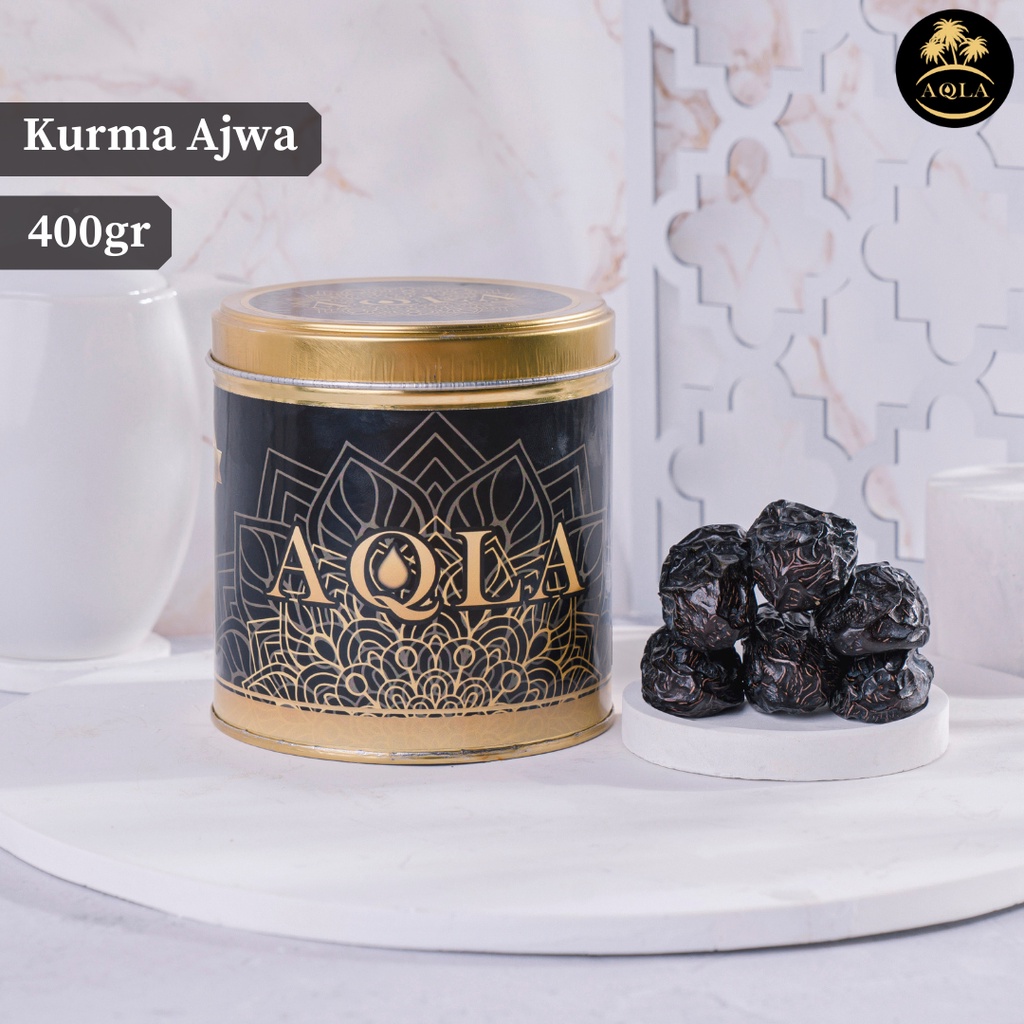 KURMA AJWA ASLI SAUDI 100% / KURMA NABI / KURMA AJWAH / KURMA KERING AJWA 400GR