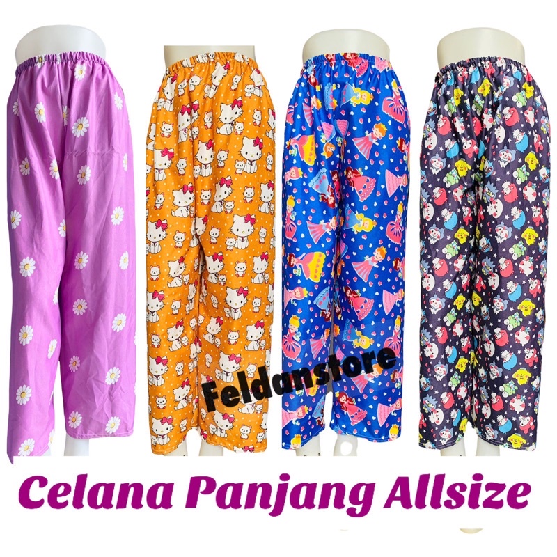 (PAS) PROMO POTONGAN ONGKIR Celana Panjang Allsize fit to XL