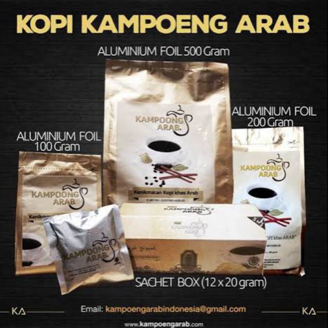 

Kopi Kampoong Arab Halib (Robusta+Krimer)