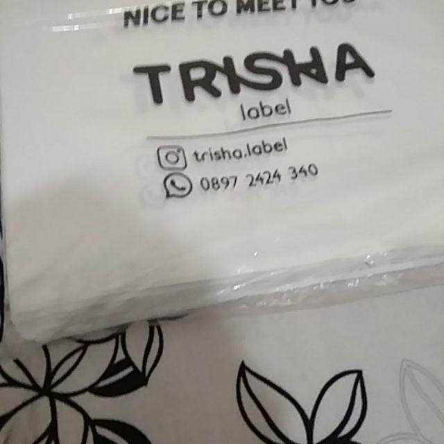 Plastik Sablon  / Plastik Baju / Plastik Hijab Custom Toko Anda Free Desain