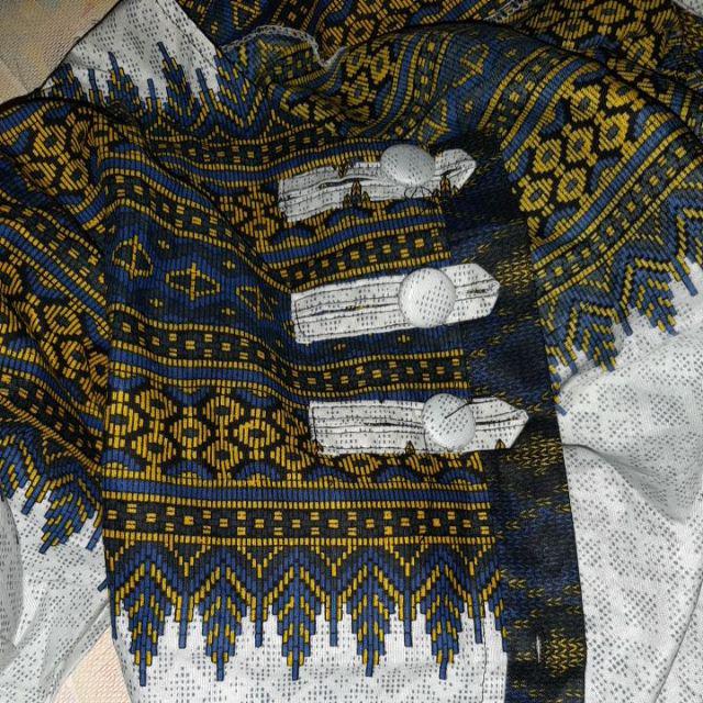 Tey-17 Batik Wanita Asj Sa Hrb026 Kenongo Kemeja Tosca Panjang