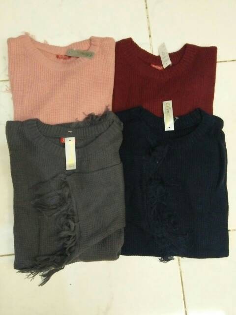 Sweater rajut rawis