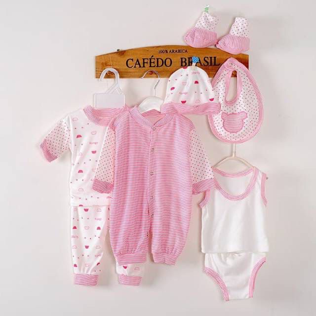 LIN9034 - 8 in 1 IMPORT Baby Set Cotton