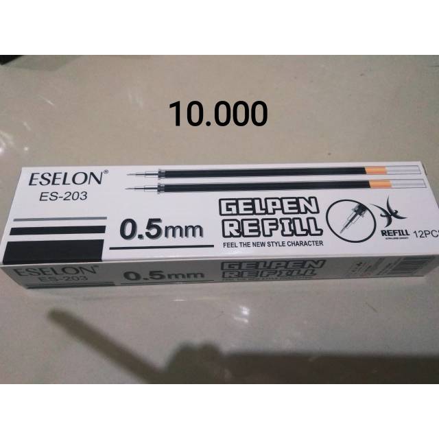 

Eselon Gel Pen Refill 0,5mm per Box (isi 12pcs)