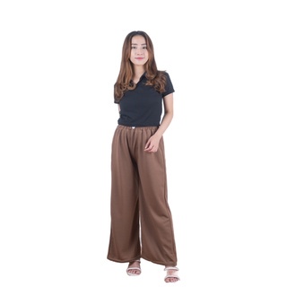 ZASKIYA - Button DOBBY CREPE Pants / DOBBY PANTS KULOT WANITA