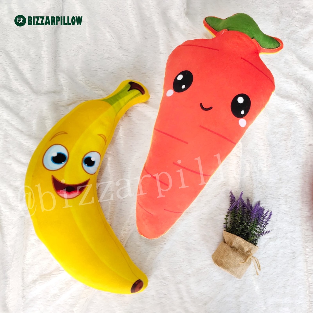 Bizzarpillow Bantal Sayur Sayuran size L Bantal Edukasi BZ191