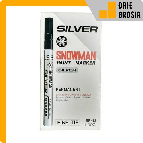 

SPIDOL SNOWMAN SILVER FINE SILVER MARKER FSP 12 SILVER