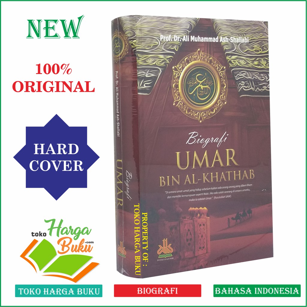 Foto Biografi Umar bin Al Khathab Khulafaur Rasyidin ORIGINAL Hard Cover khattab Pustaka Al-Kautsar
