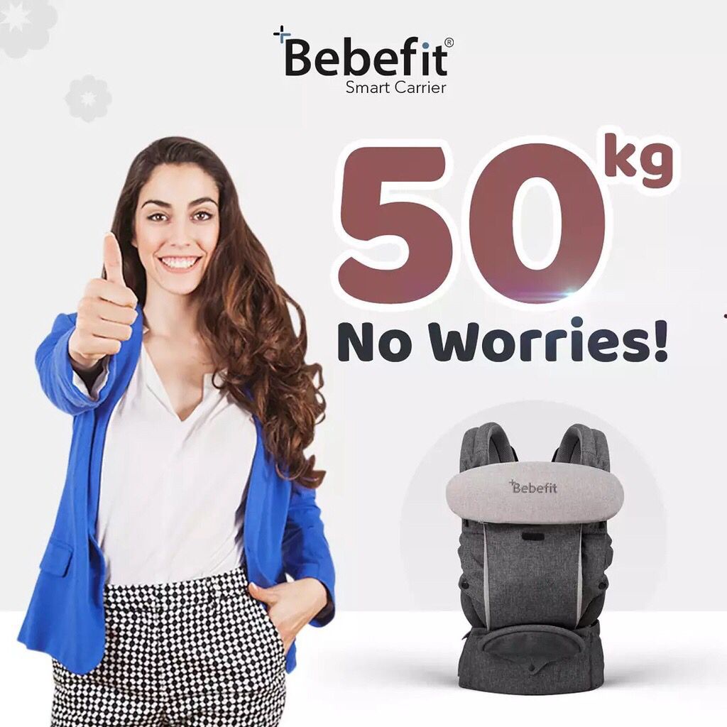 Bebefit Smart Baby Carrier &amp; Foldable Hip Seat | Gendongan Anak