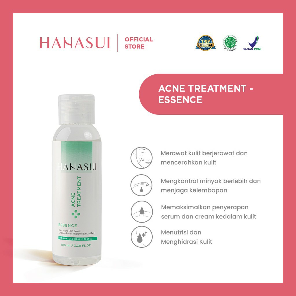 Jual Hanasui Acne Treatment Power Essence 100ml Indonesia|Shopee Indonesia