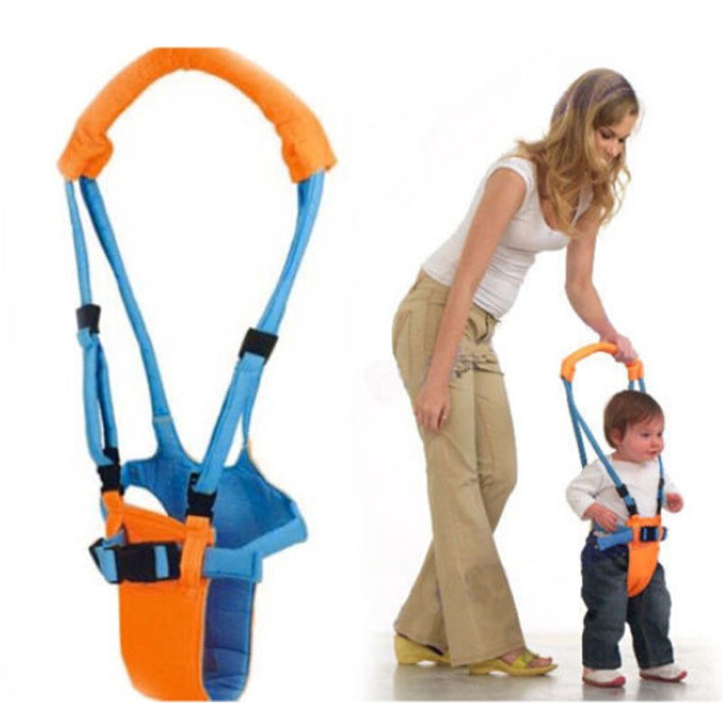 Alat Latihan Jalan Bayi alat bantu melatih bayi agar cepat bisa jalan Baby Moon Walker Assistant Harnesses Warna Oren Kid Baby Infant Toddler Harness Walk Learning Assistant Walker Jumper Strap Belt Safe keeper baby harness sling boy girsls learning walk