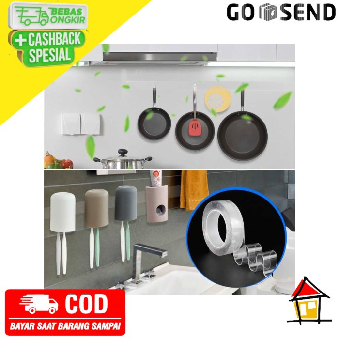 

Menakjubkan Szglue Double Tape Perekat No Trace Washable Sticker - J007 Keren Diskon