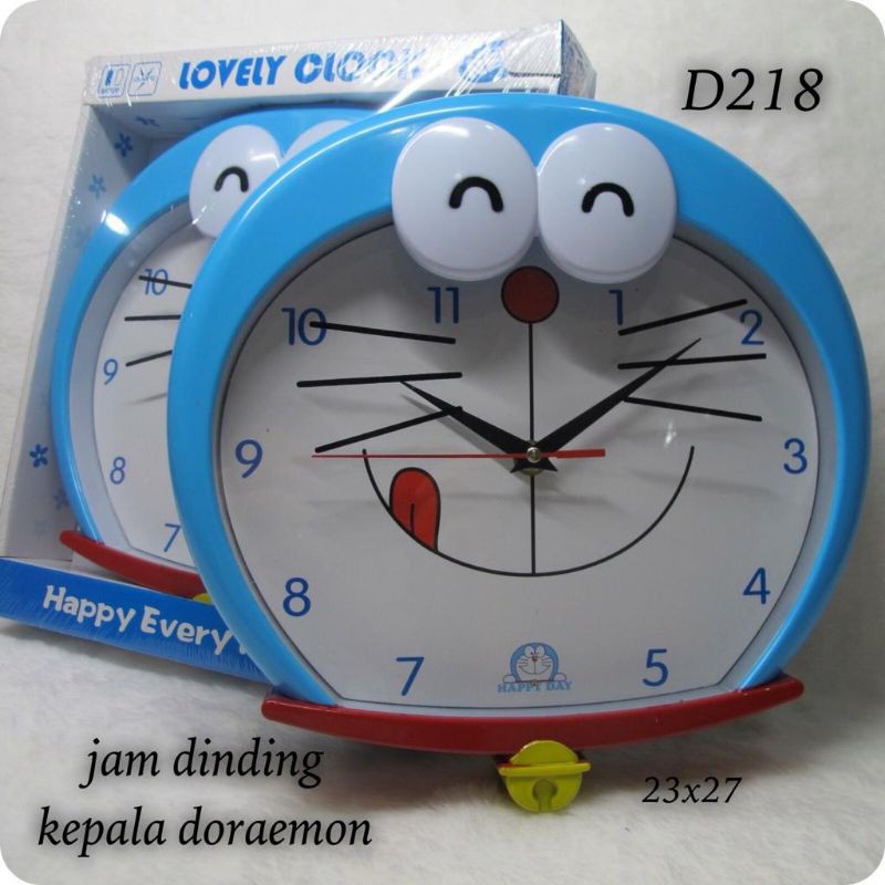 NEW PRODUK...!!! JAM DINDING KEPALA DORAEMON