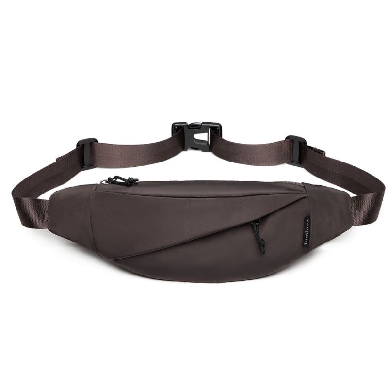 luminox tas pinggang coklat