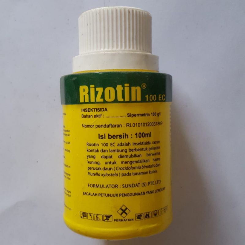 Rizotin 100EC 100ML Insektisida Pembasmi Hama Serangga dan Ulat Daun