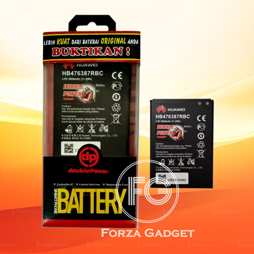 BATTERY DOUBLE POWER HUAWEI 3X 3000mAh