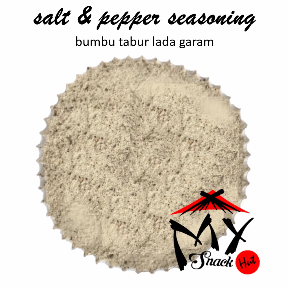 

BUMBU TABUR LADA GARAM 50GR SALT AND PEPPER SEASONING POWDER BUBUK TABURAN SNACK SNEK JAJANAN TAIWAN