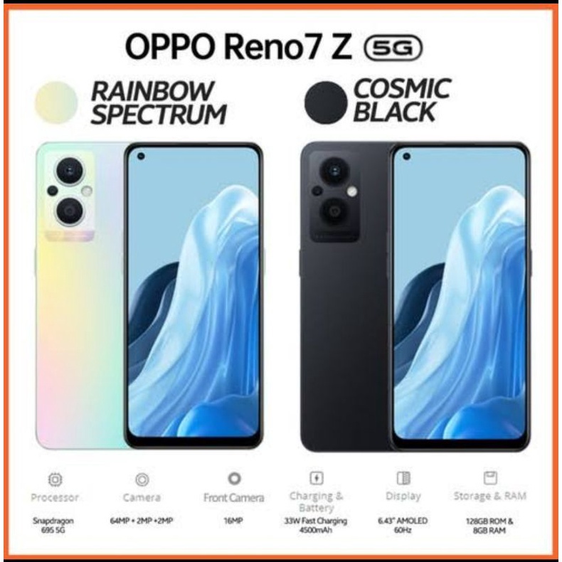 Jual Oppo Reno 7Z 5G 8/128 Gb Garan   si Resmi Indonesia|Shopee Indonesia