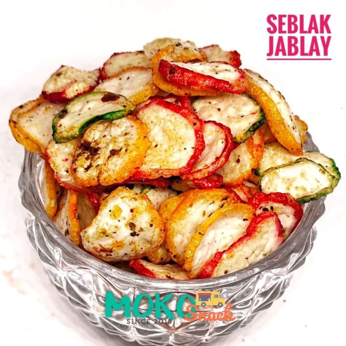 

Snack cemilan pedas krupuk jablay / seblak kencur 1 kg