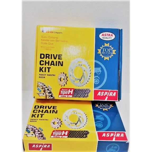 PAKET GIR & RANTAI ASPIRA MOTOR HONDA ABSOLUTE REVO NEW,BLADE NEW