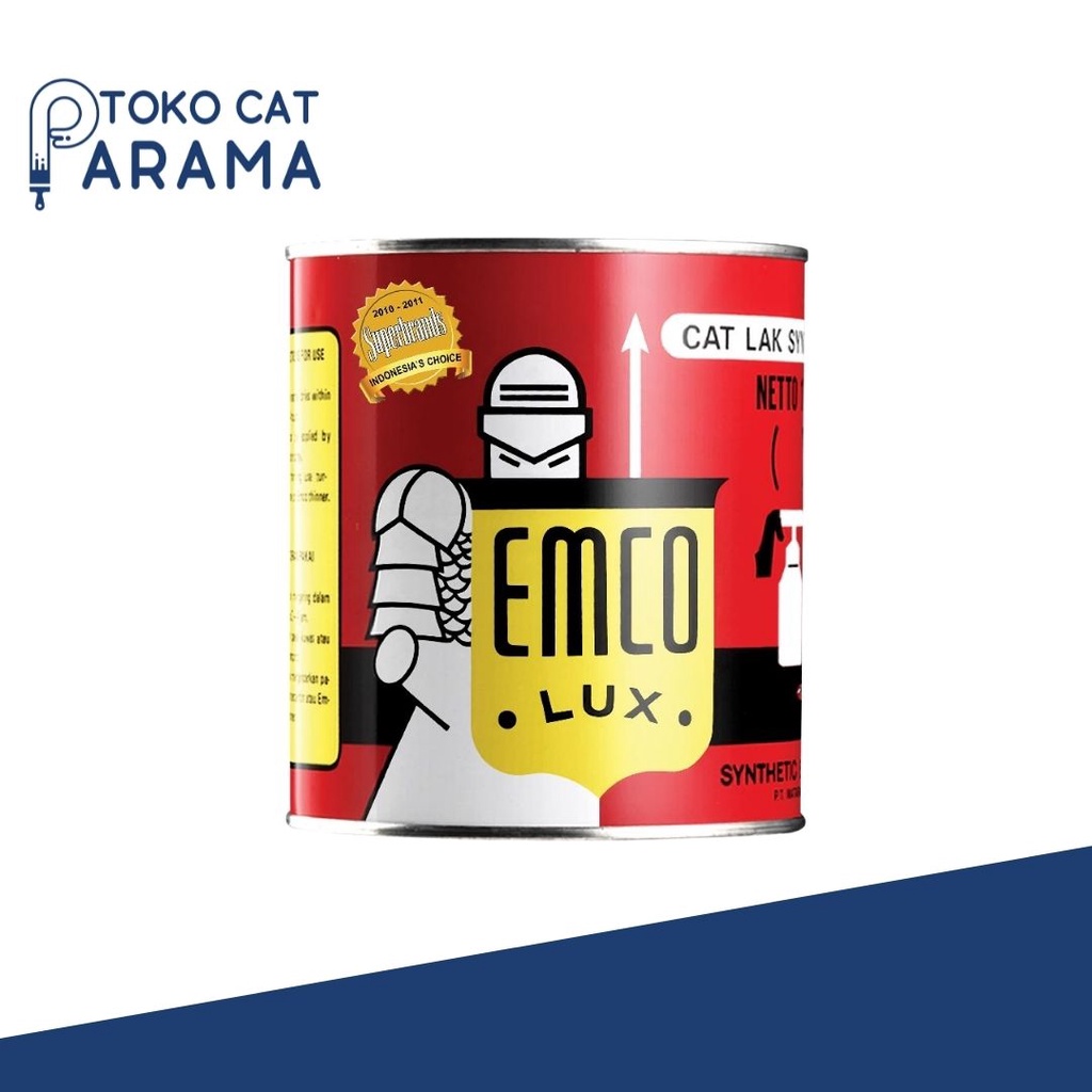 EMCO Lux Cat Kayu dan Besi 1 KG Hitam