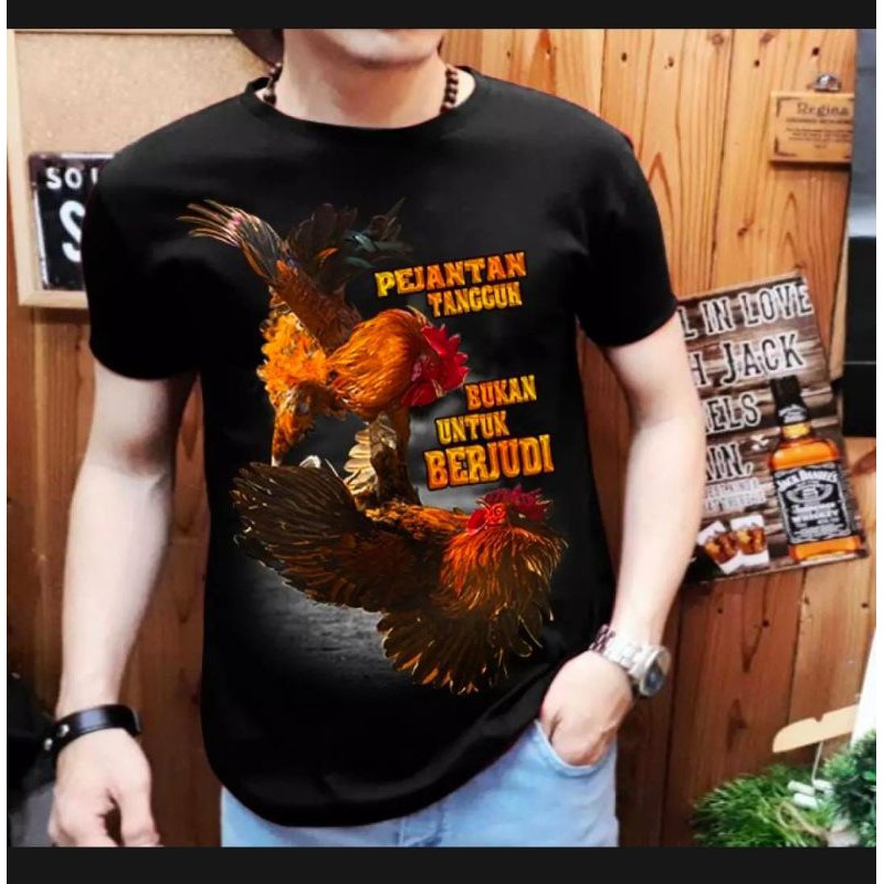 kaos distro Ayam petarung