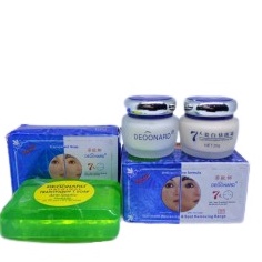 PAKET CREAM DEONARD SET 3IN1 ORIGINAL, PAKET CREAM DEONARD SET DAN SABUN HIJAU ORIGINAL