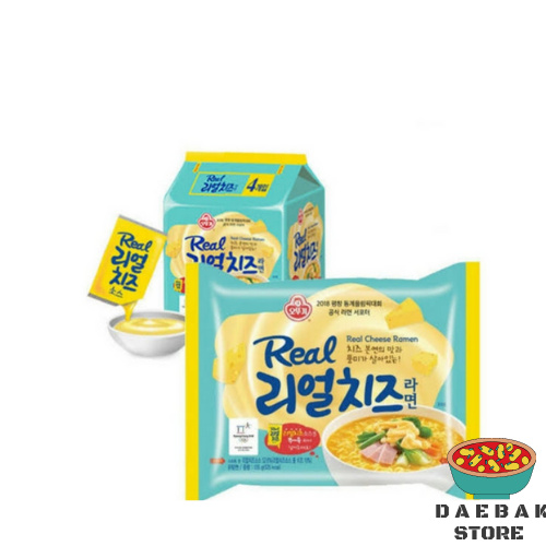 

Ottogi Real Cheese Ramen 135g - Mie Instant Rasa Keju