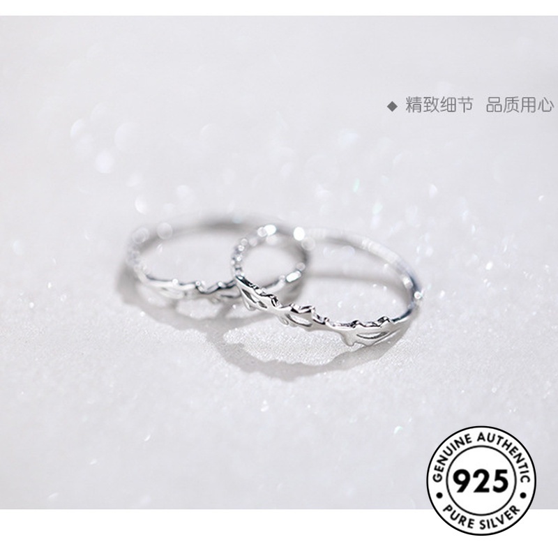 Cincin Duri Bahan S925 Silver Untuk Fashion