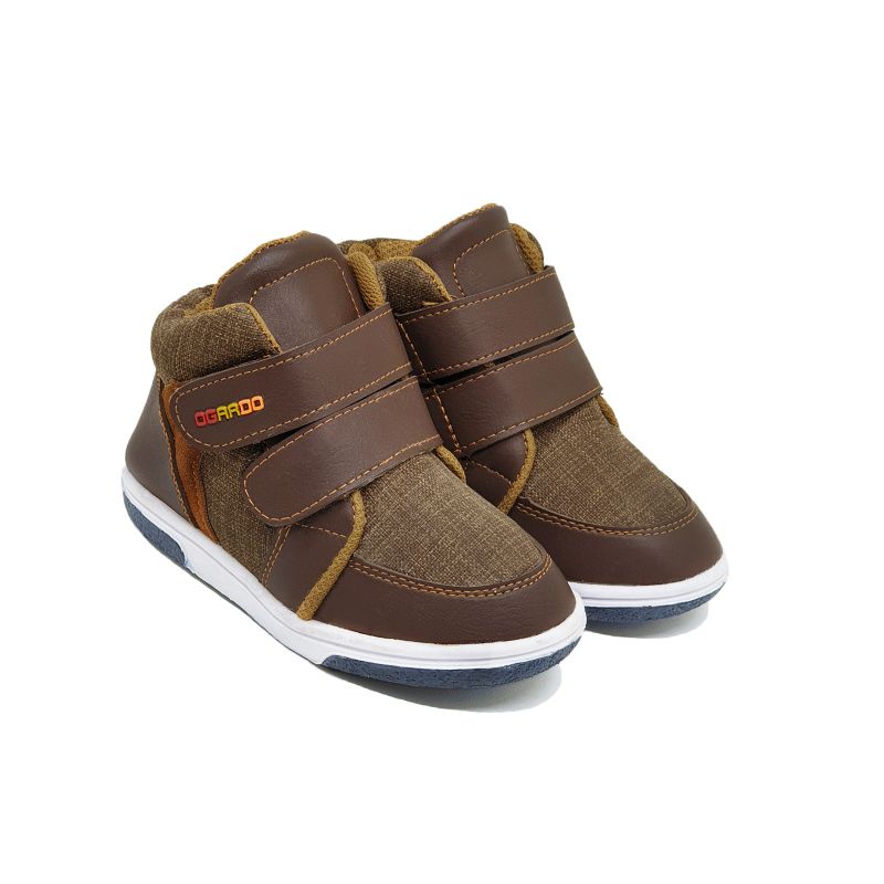 Sepatu Boots Anak Ogardo Kids Sneakers Boot Fashion Anak Velcro Perekat Tanpa Tali