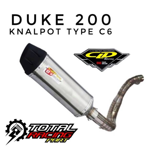 KNALPOT KTM DUKE 200 CLD C6