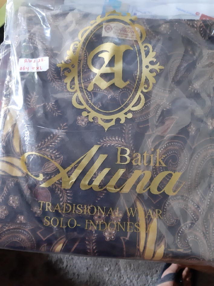 Batik Solo Premium Pria Casual Motif Modern Lengan Panjang Slimfit Bahan Katun Print Pekalongan Bm64