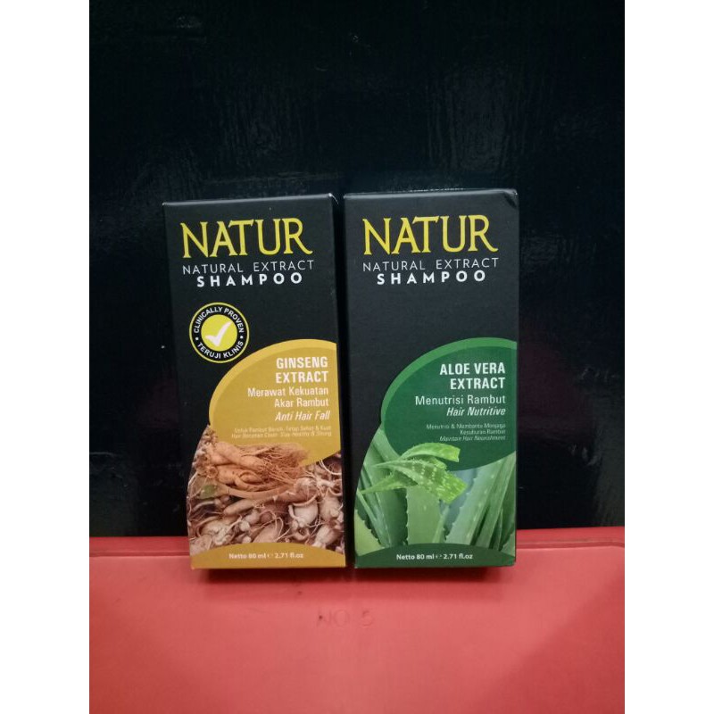 Natur natural extract shampo 80ml