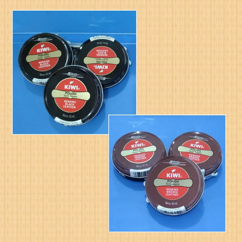 Semir Sepatu Kiwi Besar 45ml Padat
