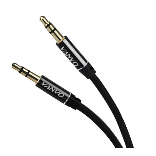 KABEL AUX PREMIUM QUALITY ORIGINAL VANVO 3.5mm 1.2 meter