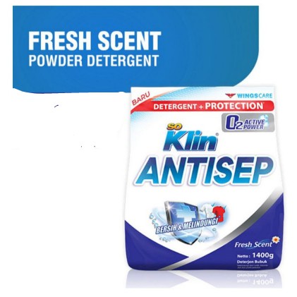 Detergen So Klin / Soklin Antisep 46g x 6 Sachet (6 sachet GRATIS 1 sachet) / 248 g