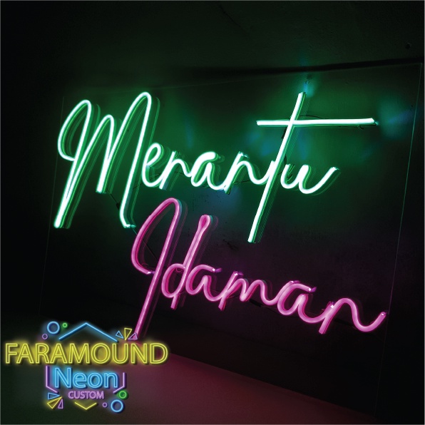 LED CUSTOM NAMA NEONFLEX NEON FLEX CUSTOM (CHAT KAMI DAHULU)