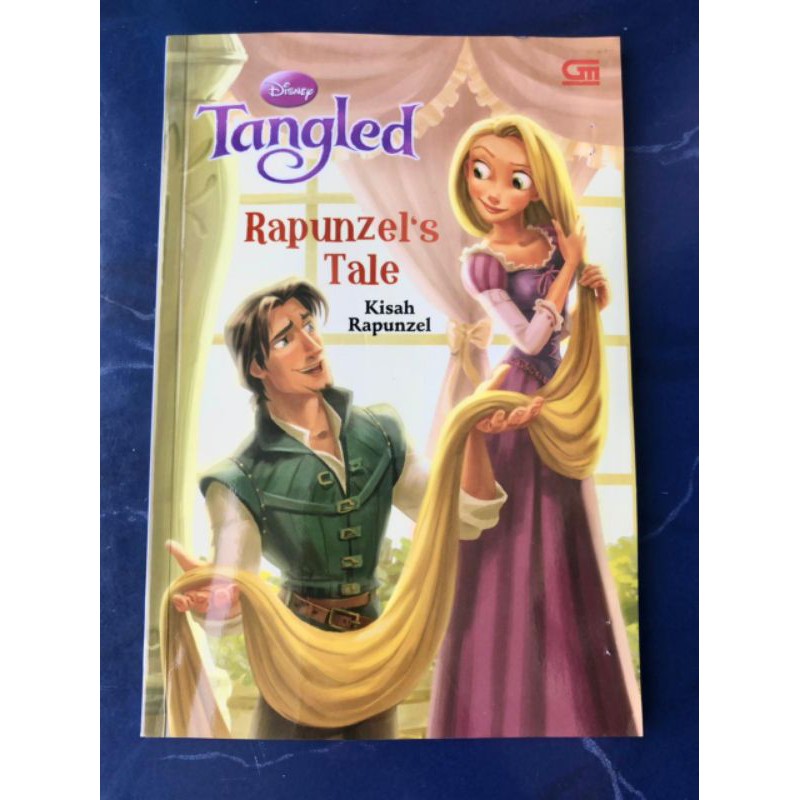 buku Disney Tangled rapunzel's tale