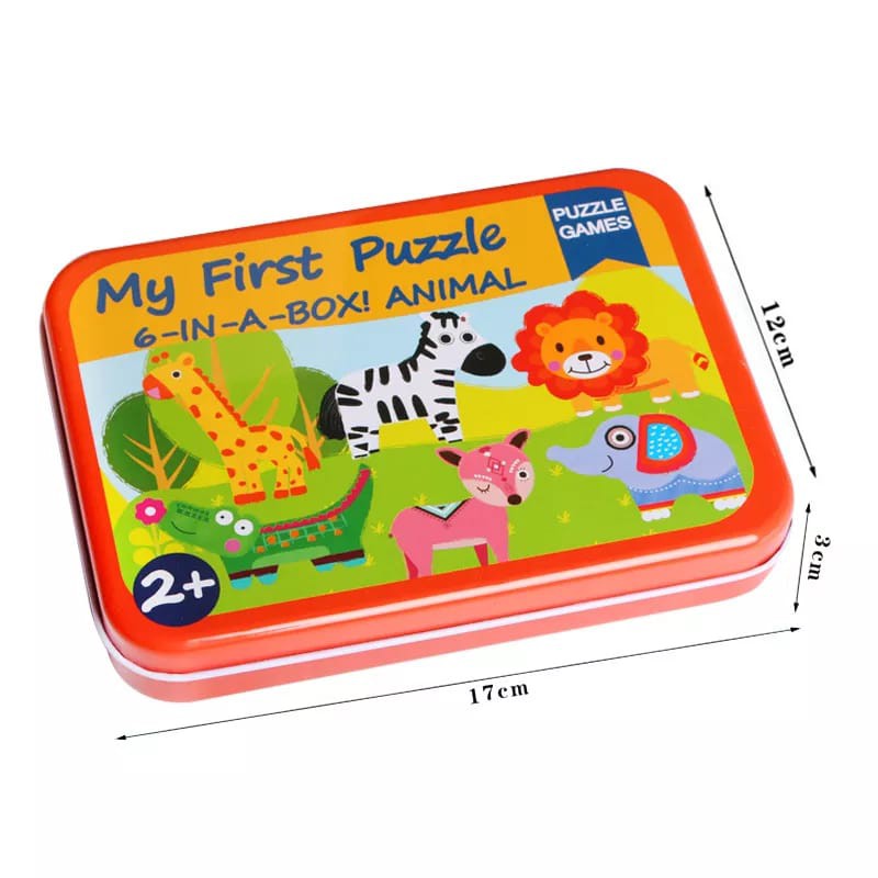 My First Puzzle Animal Mainan Anak Puzzle Kayu Puzzle Anak Wooden Puzzle Mainan Edukasi